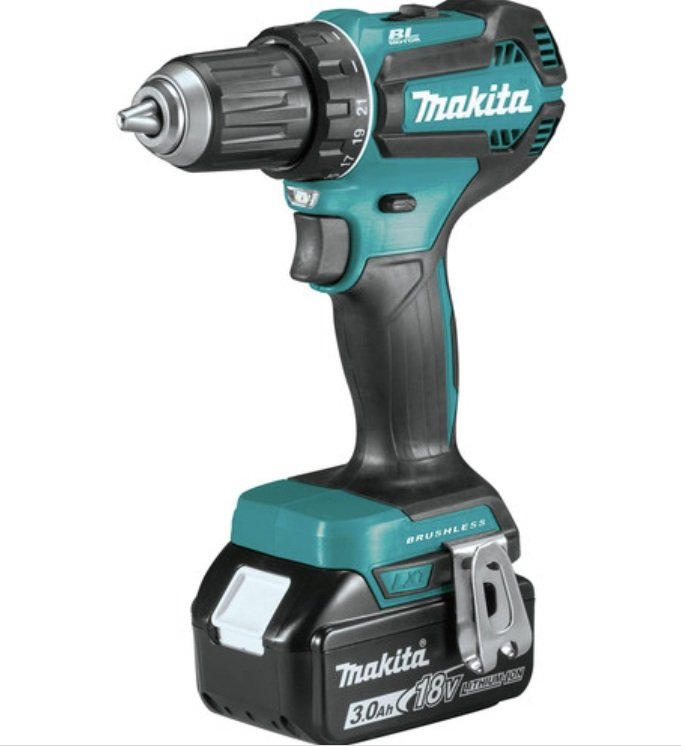 Factory Reconditioned Makita 18V LXT Brushless Lithium-Ion 1/2 in. Cordless Drill/ Impact Driver Combo Kit (3 Ah) - Image 2