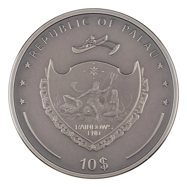 2022 2oz Silver Daydreamer Future Antique Finish Coin - Image 2