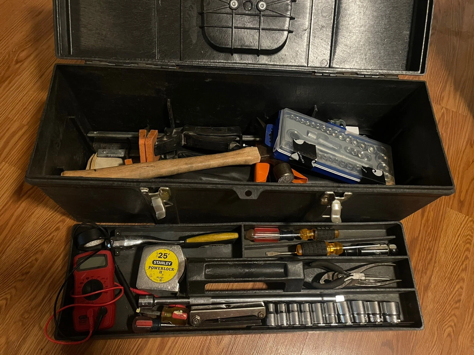 Toolbox with Tools – Sockets, Ratchets, Files, Wrenches, Pliers, and More - Image 9