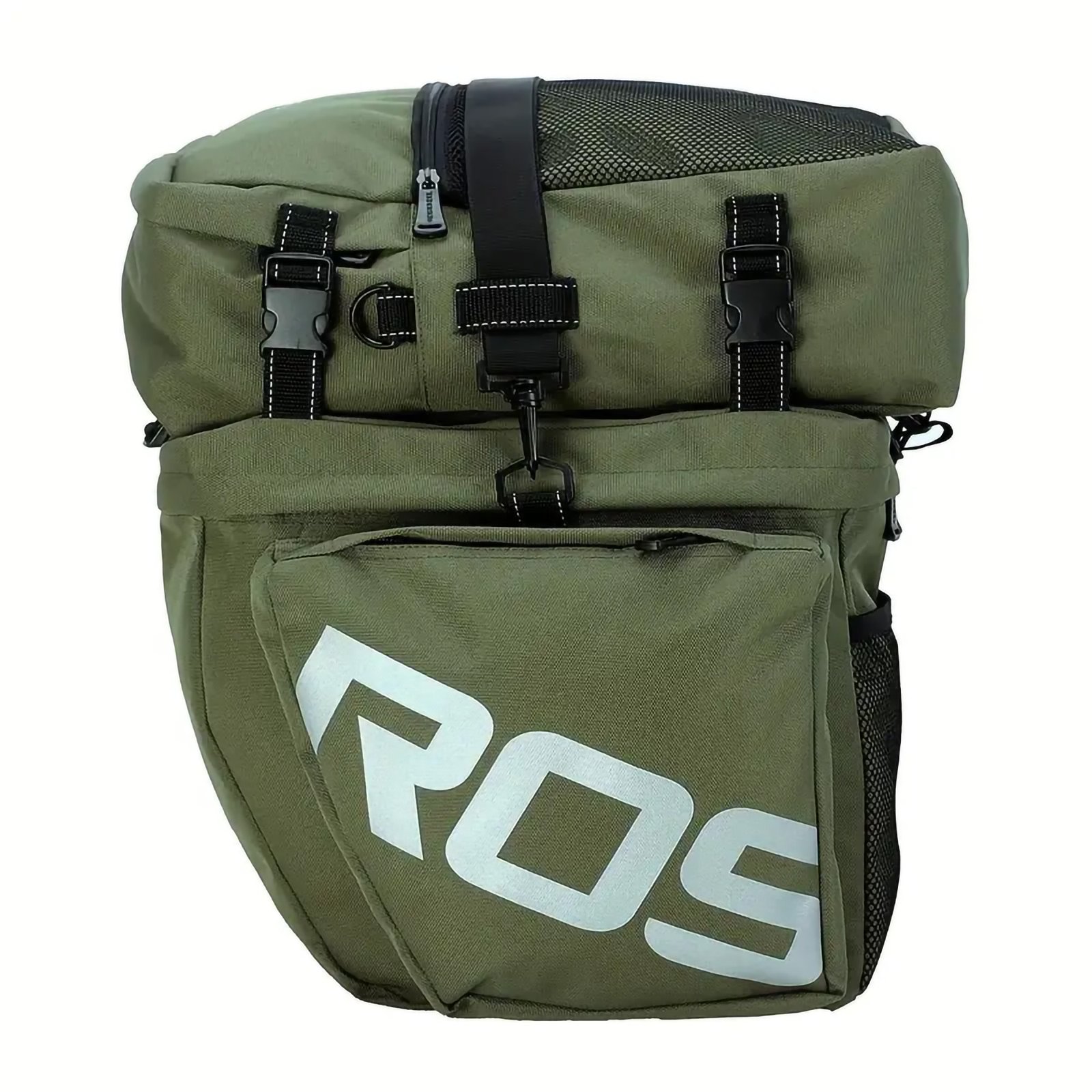 3-in-1 Bicycle Pannier Bags, Waterproof Rear Rack Cargo Carrier - Image 3