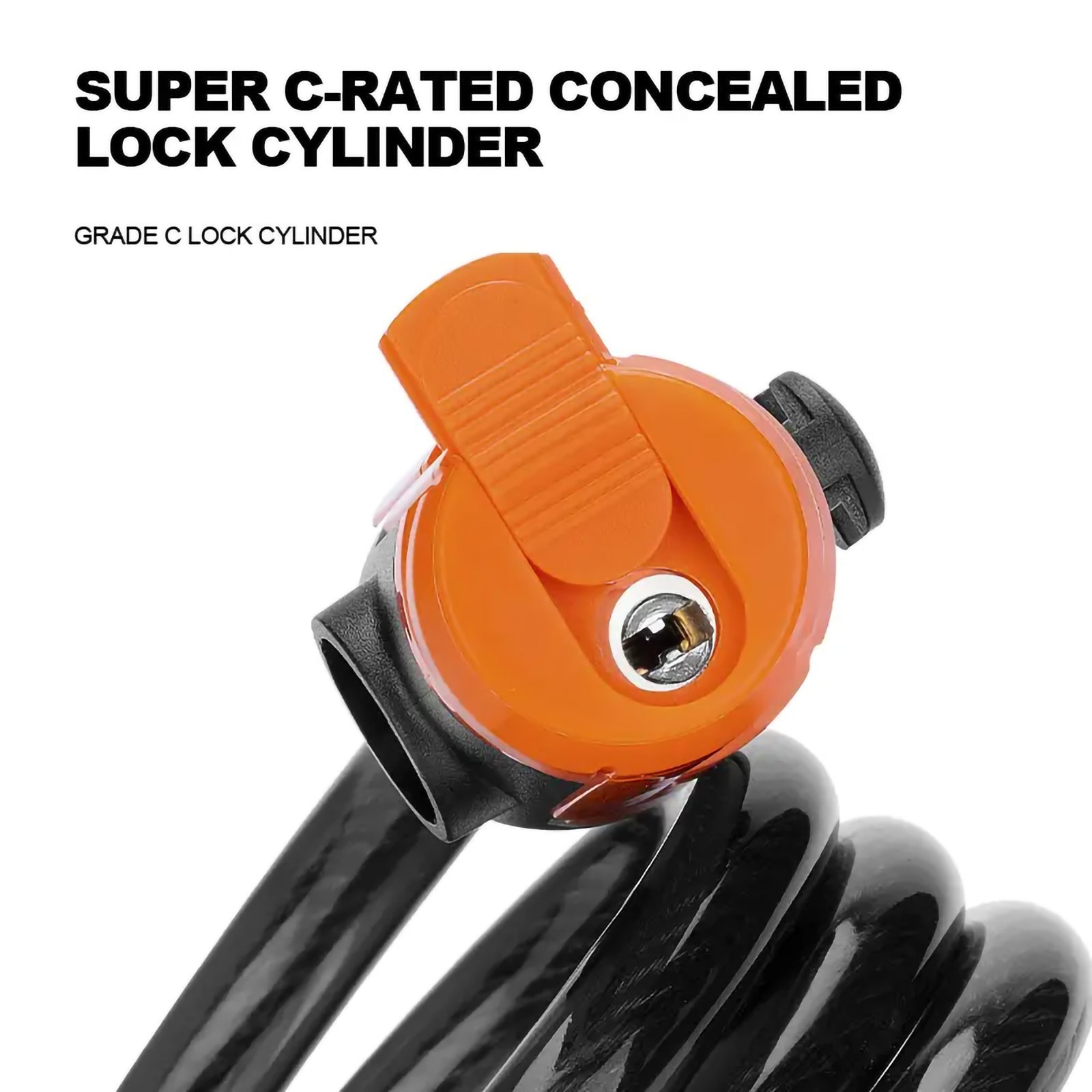 Weatherproof Anti-Theft Bike Cable Lock with Mounting Bracket - Image 6