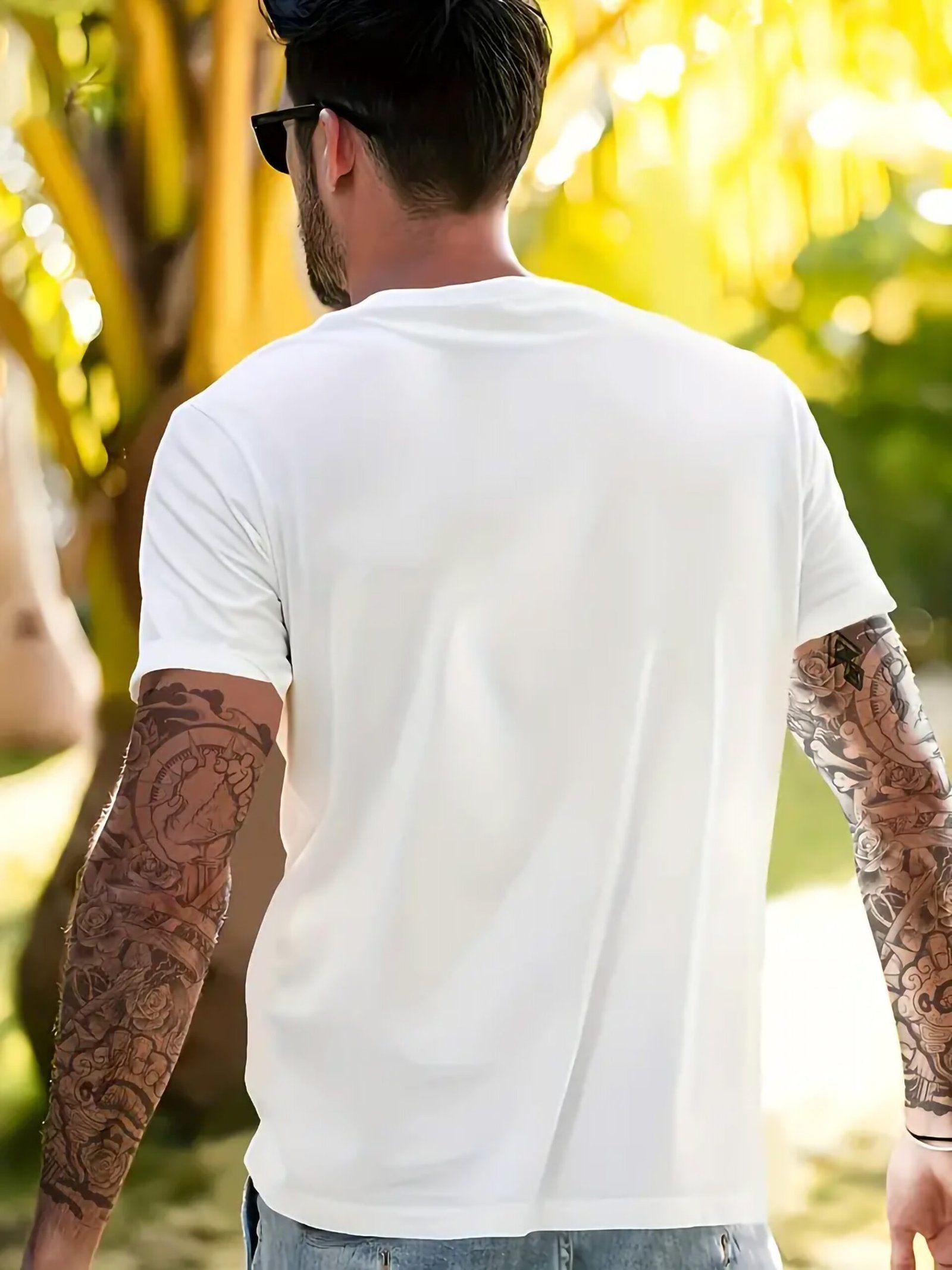 Men’s Bike Graphic Print T-shirt, Summer Trendy - Image 2
