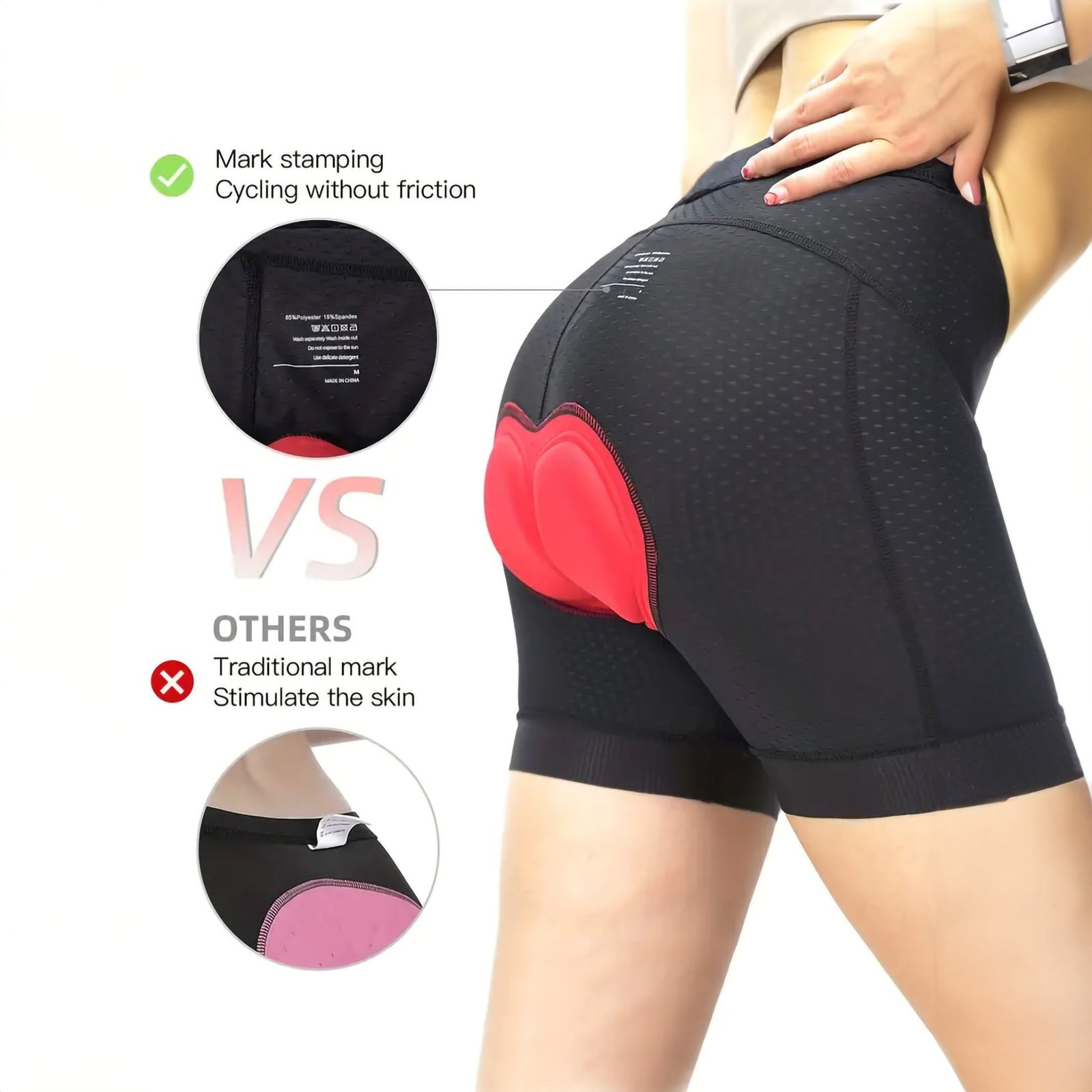 Breathable Stretchy Cycling Sports Shorts - Image 3