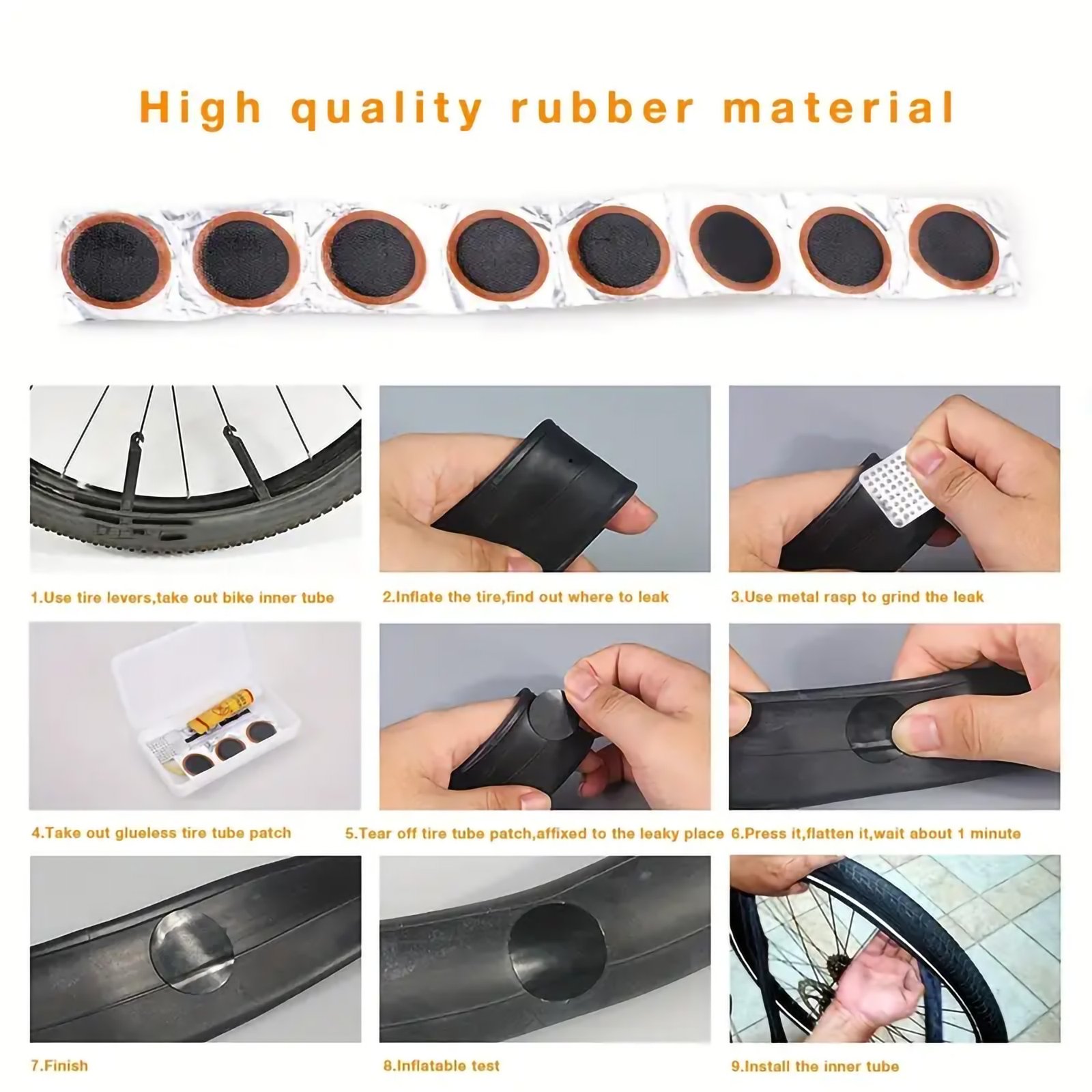 Portable Bike Tool Kit with Tire Pump - Image 5
