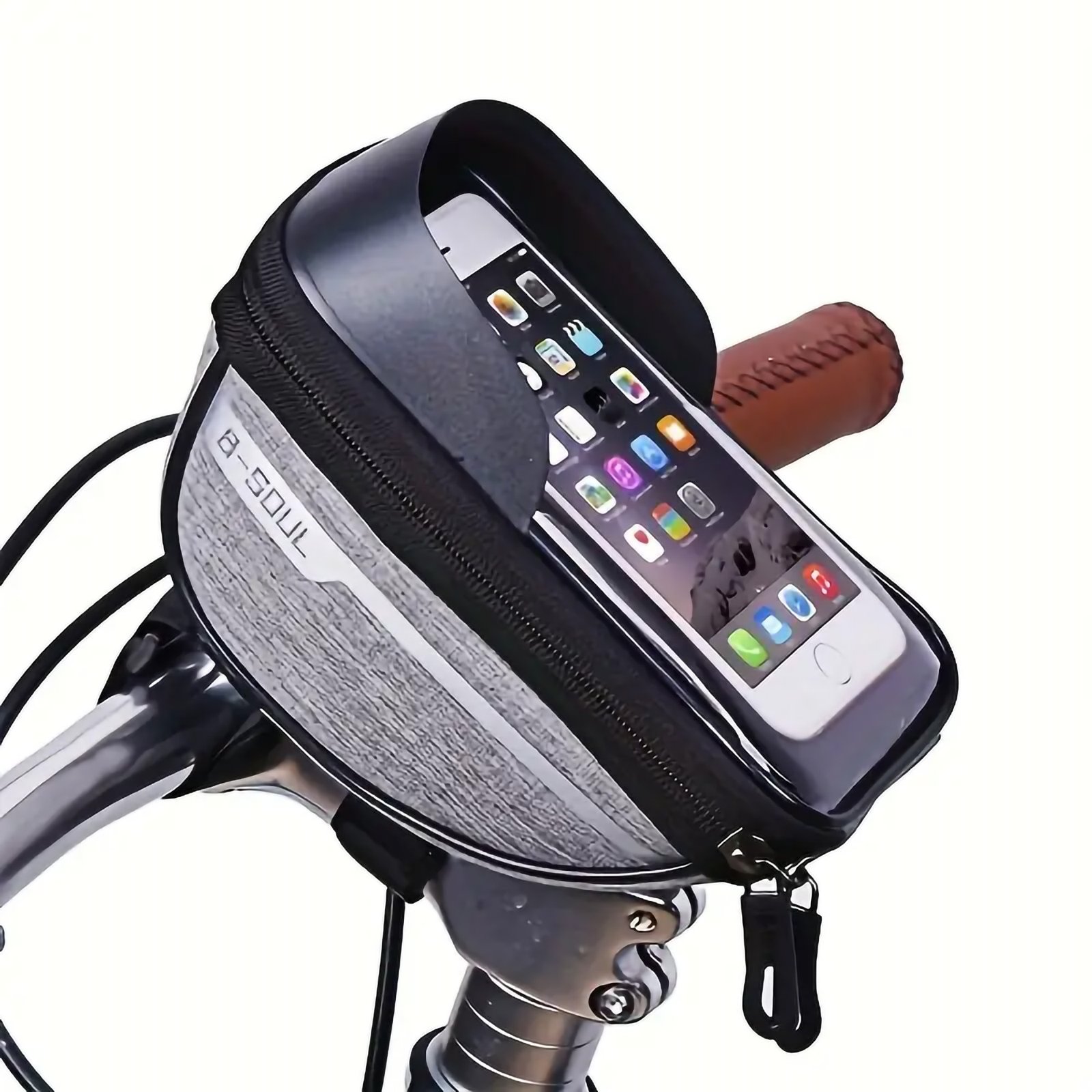Bike Bag, Mountain Bike Bag With Brim, Touch Screen Phone Bag - Image 2