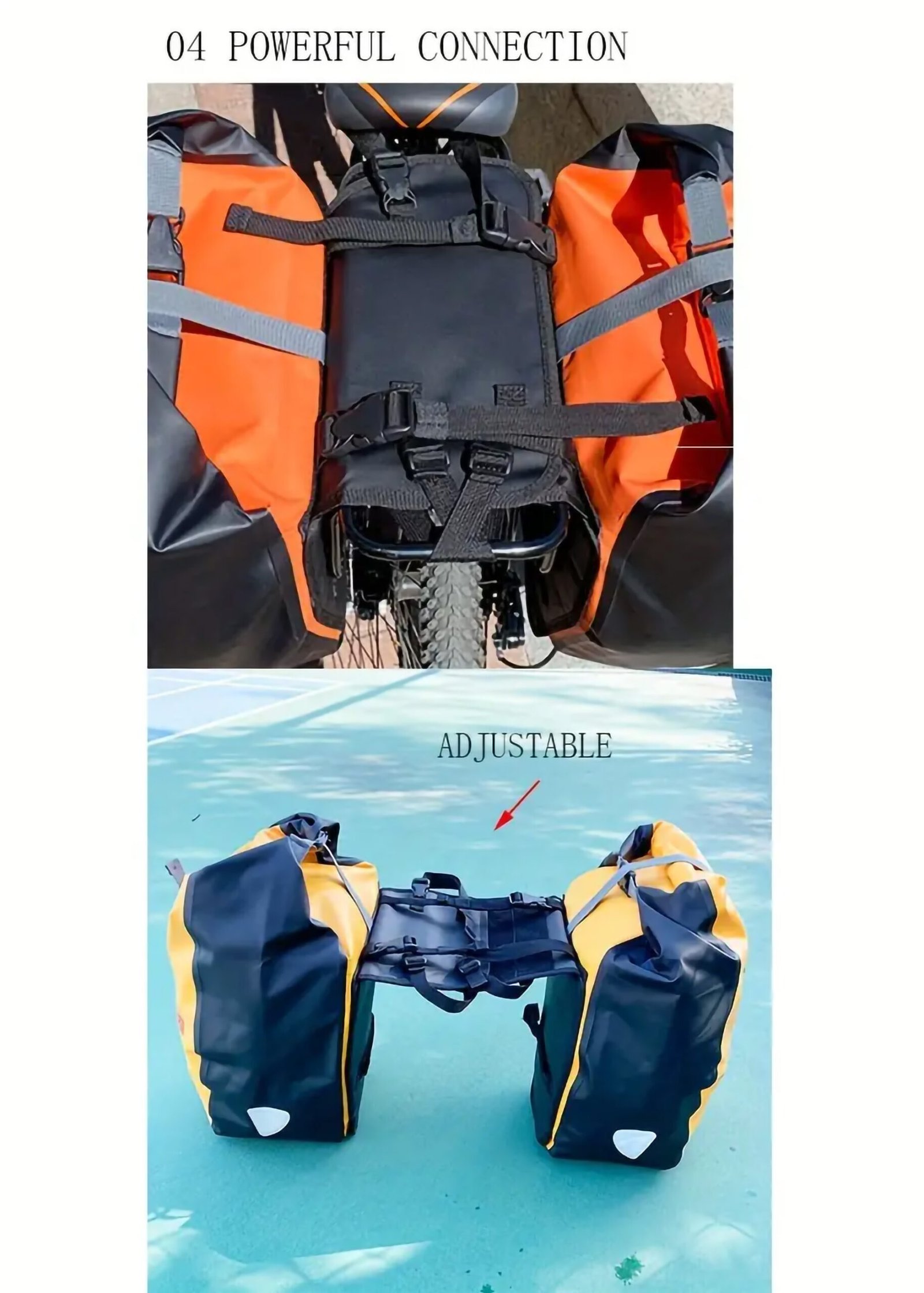 Bike Pannier Bag With Large Capacity, Bike Rack Bag - Image 12