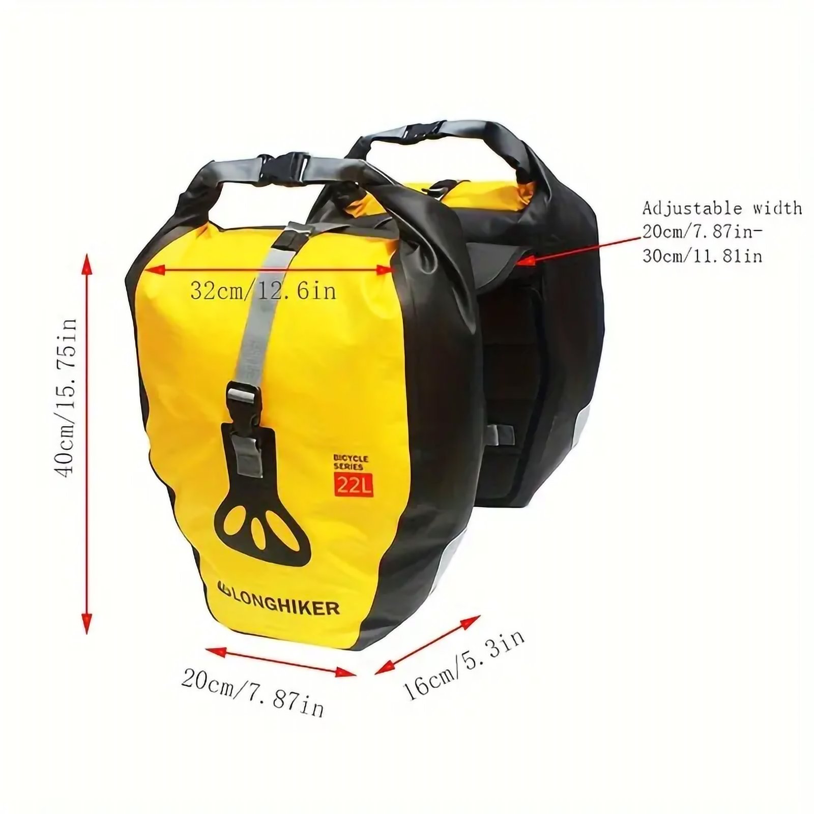 Bike Pannier Bag With Large Capacity, Bike Rack Bag - Image 5