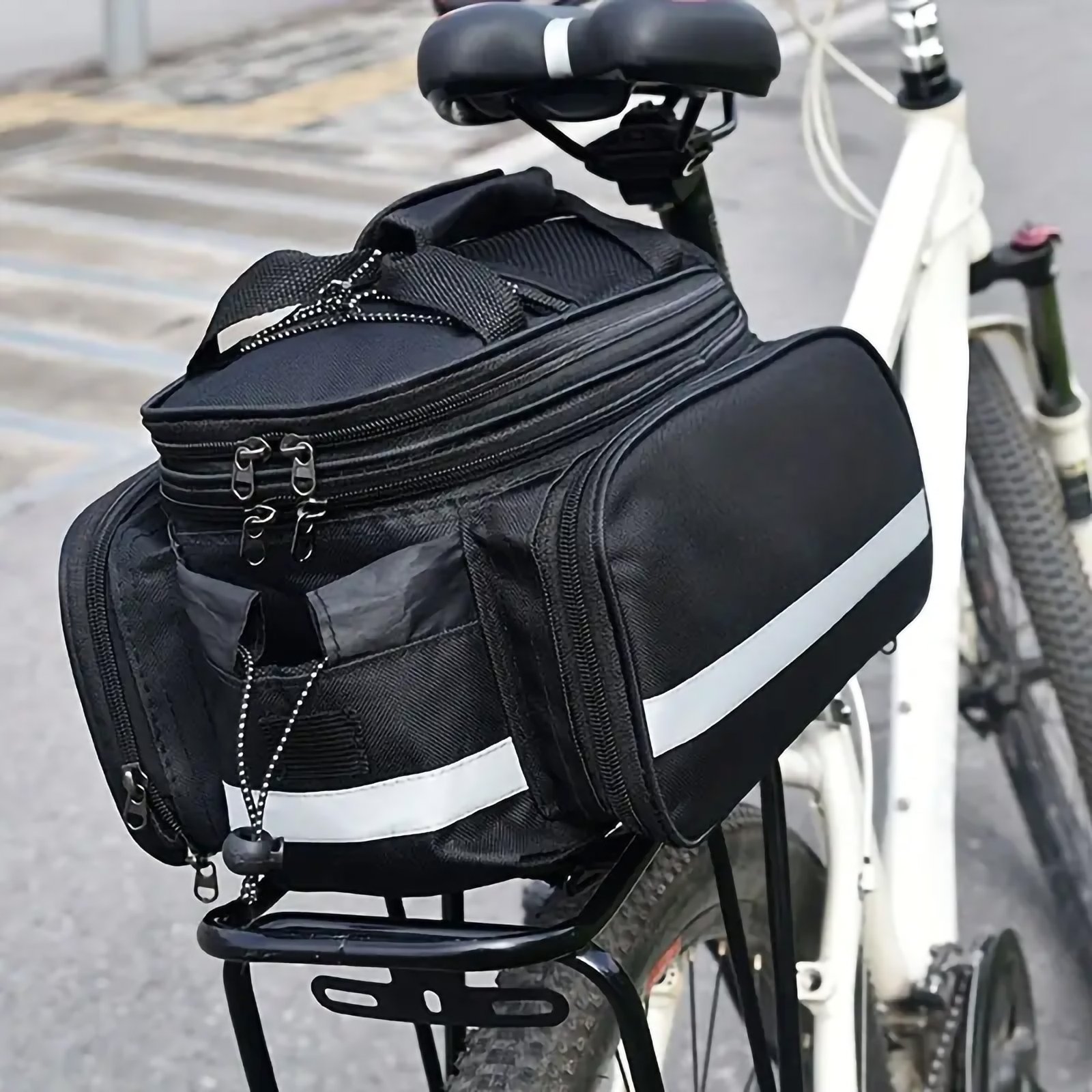 Bicycle Mountain Bike Rear Seat Bag, Large Capacity - Image 10