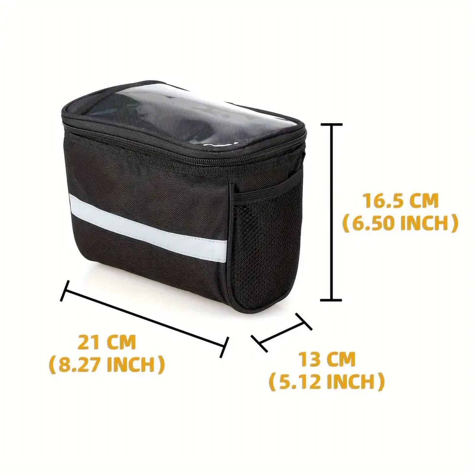 Safety Ride & Stylish Look Reflective Bicycle Saddle Bag - Image 8