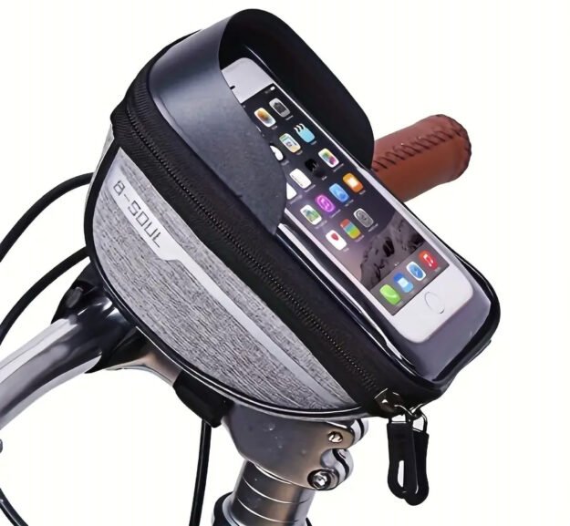 Bike Bag, Mountain Bike Bag With Brim, Touch Screen Phone Bag