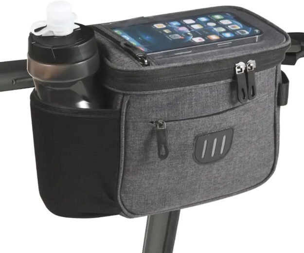 Adjustable Bike Handlebar Bag With Phone Pocket