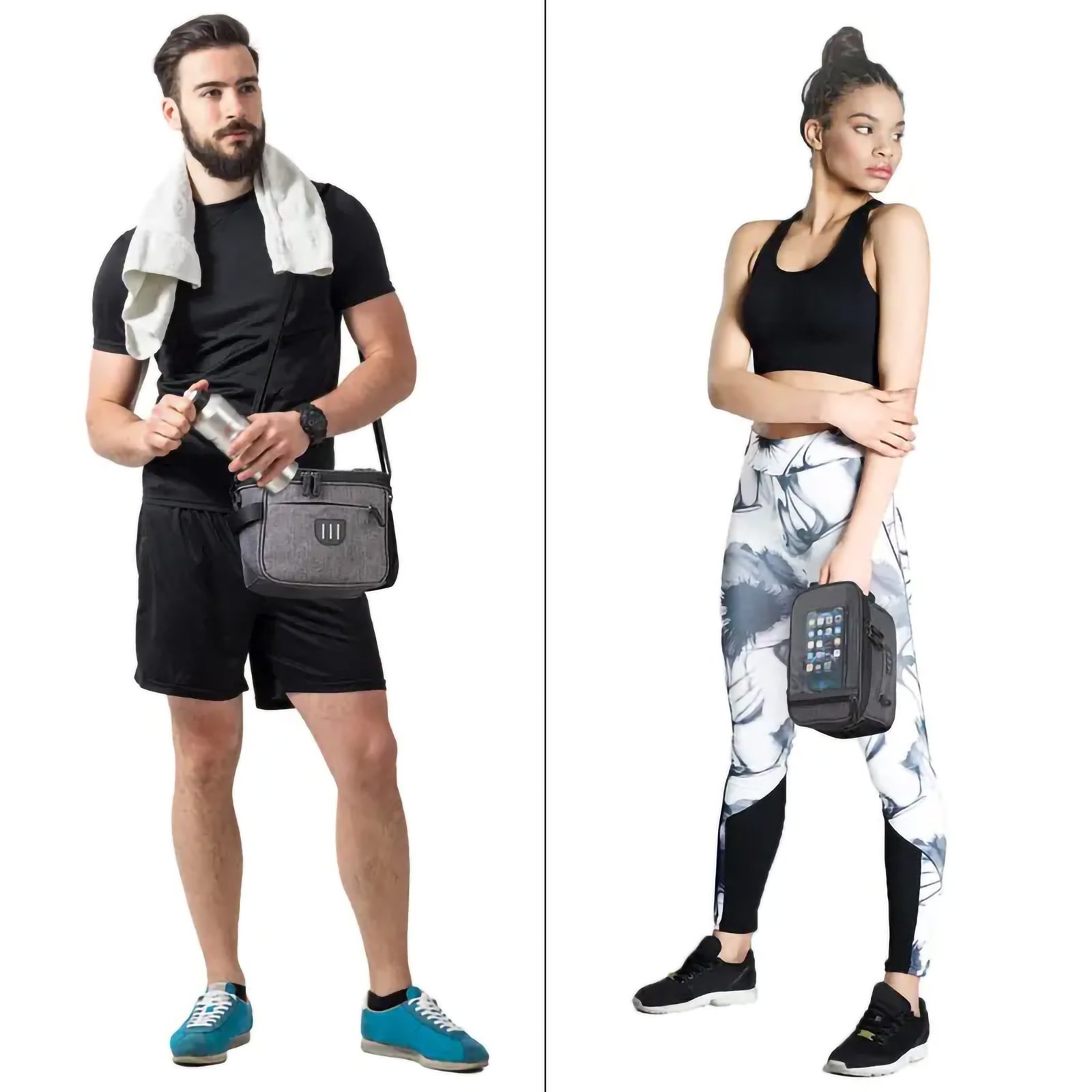 Adjustable Bike Handlebar Bag With Phone Pocket - Image 6