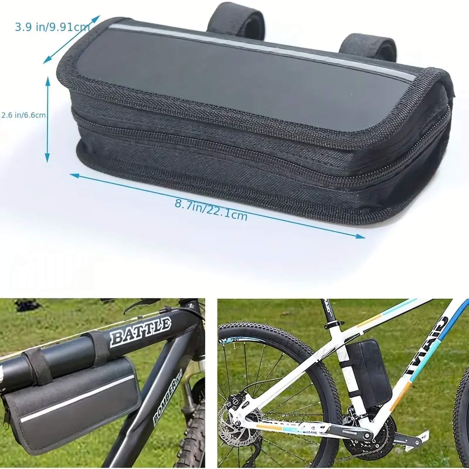 Portable Bike Tool Kit with Tire Pump - Image 9