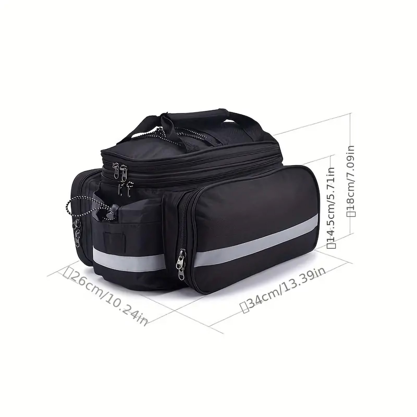 Bicycle Mountain Bike Rear Seat Bag, Large Capacity - Image 6