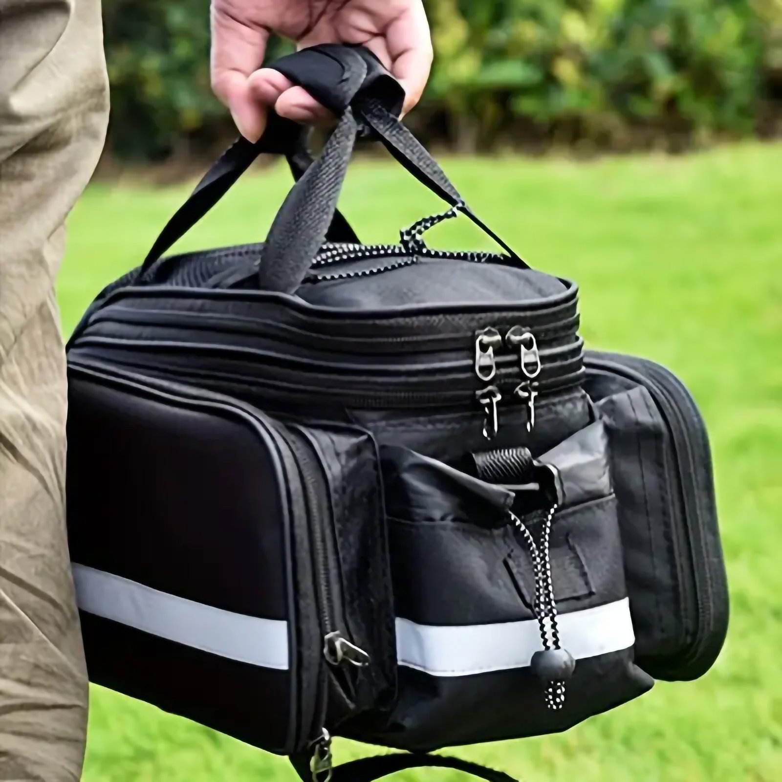 Bicycle Mountain Bike Rear Seat Bag, Large Capacity - Image 5
